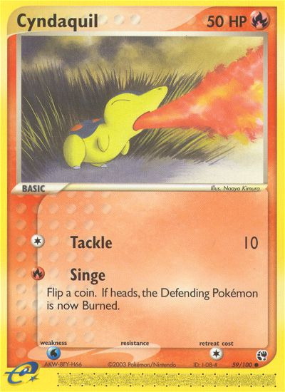 Cyndaquil (59/100) [EX: Sandstorm] - Card Brawlers | Quebec | Canada | Yu-Gi-Oh!