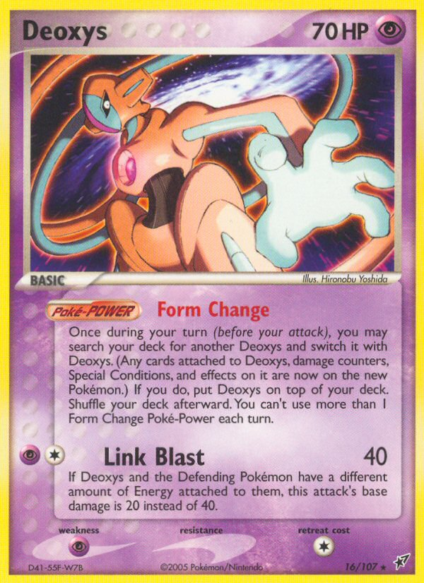 Deoxys (16/107) [EX: Deoxys] - Card Brawlers | Quebec | Canada | Yu-Gi-Oh!