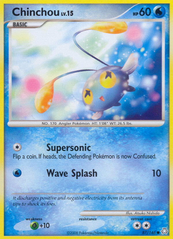 Chinchou (87/146) [Diamond & Pearl: Legends Awakened] - Card Brawlers | Quebec | Canada | Yu-Gi-Oh!