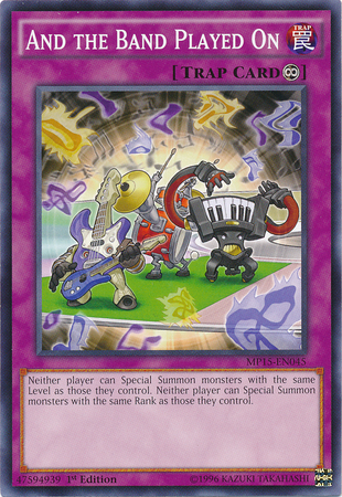 And the Band Played On [MP15-EN045] Common - Card Brawlers | Quebec | Canada | Yu-Gi-Oh!