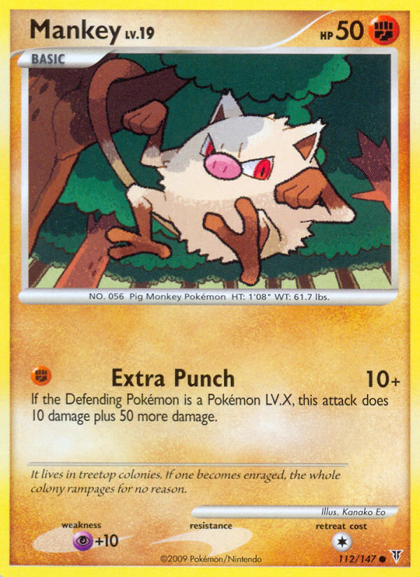 Mankey (112/147) [Platinum: Supreme Victors] - Card Brawlers | Quebec | Canada | Yu-Gi-Oh!