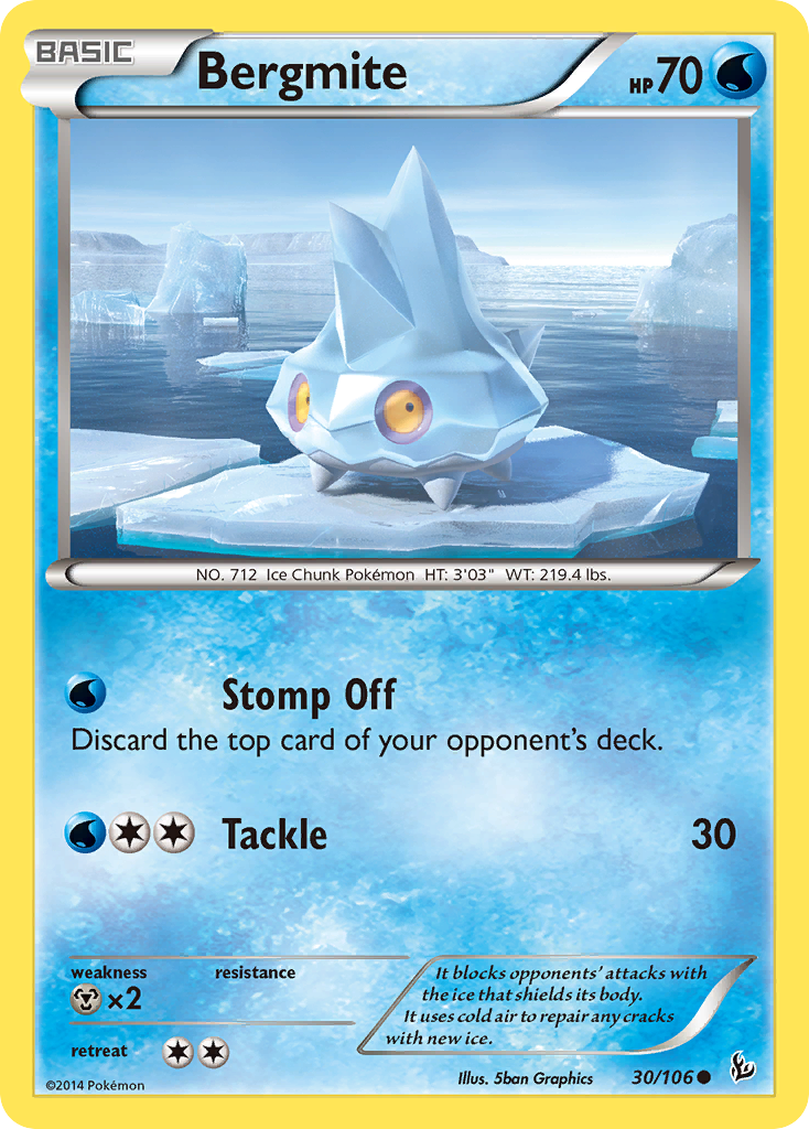 Bergmite (30/106) [XY: Flashfire] - Card Brawlers | Quebec | Canada | Yu-Gi-Oh!