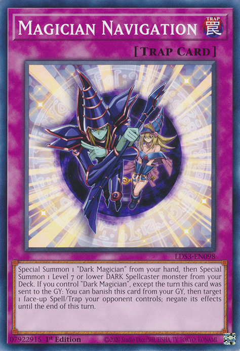 Magician Navigation [LDS3-EN098] Common - Card Brawlers | Quebec | Canada | Yu-Gi-Oh!