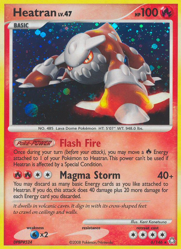 Heatran (6/146) [Diamond & Pearl: Legends Awakened] - Card Brawlers | Quebec | Canada | Yu-Gi-Oh!