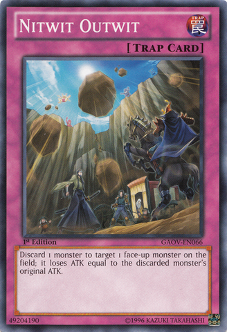 Nitwit Outwit [GAOV-EN066] Common - Card Brawlers | Quebec | Canada | Yu-Gi-Oh!