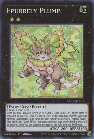 Epurrely Plump [AMDE-EN016] Super Rare - Card Brawlers | Quebec | Canada | Yu-Gi-Oh!