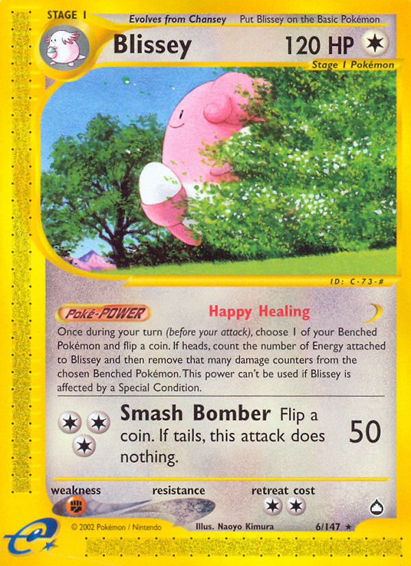 Blissey (6/147) [Aquapolis] - Card Brawlers | Quebec | Canada | Yu-Gi-Oh!