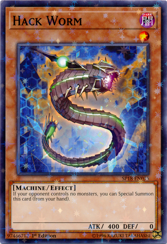 Hack Worm [SP18-EN015] Starfoil Rare - Yu-Gi-Oh! - Card Brawlers | Quebec | Canada |