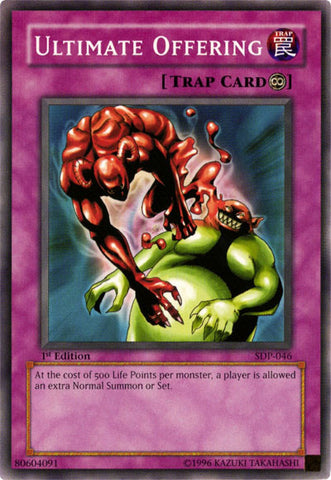 Ultimate Offering [SDP-046] Common - Card Brawlers | Quebec | Canada | Yu-Gi-Oh!