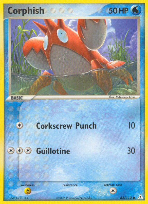 Corphish (62/110) [EX: Holon Phantoms] - Card Brawlers | Quebec | Canada | Yu-Gi-Oh!