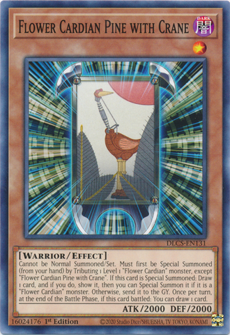 Flower Cardian Pine with Crane [DLCS-EN131] Common - Card Brawlers | Quebec | Canada | Yu-Gi-Oh!