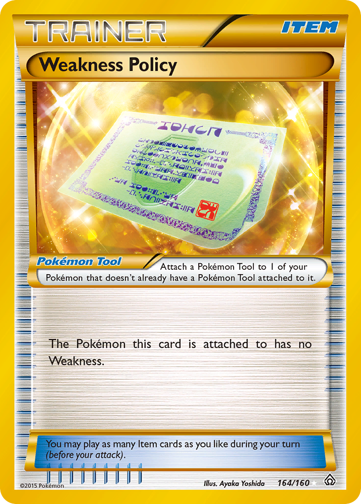 Weakness Policy (164/160) [XY: Primal Clash] - Card Brawlers | Quebec | Canada | Yu-Gi-Oh!