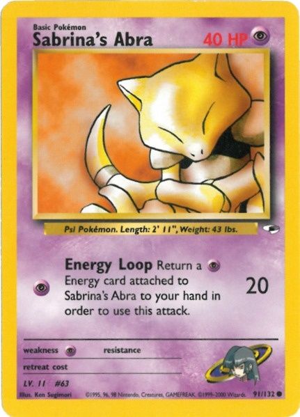 Sabrina's Abra (91/132) [Gym Heroes Unlimited] - Card Brawlers | Quebec | Canada | Yu-Gi-Oh!
