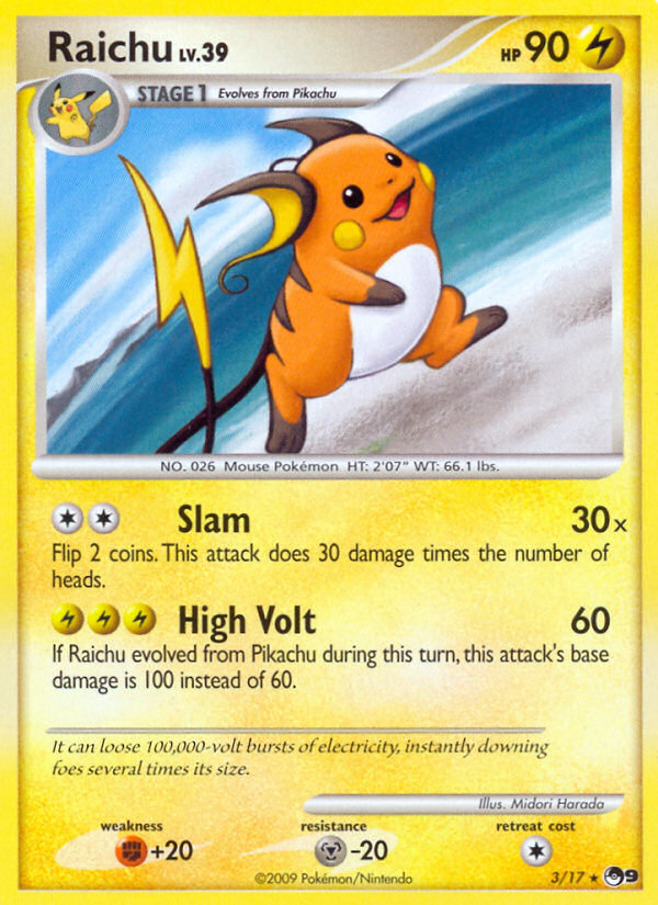 Raichu (3/17) [POP Series 9] - Card Brawlers | Quebec | Canada | Yu-Gi-Oh!