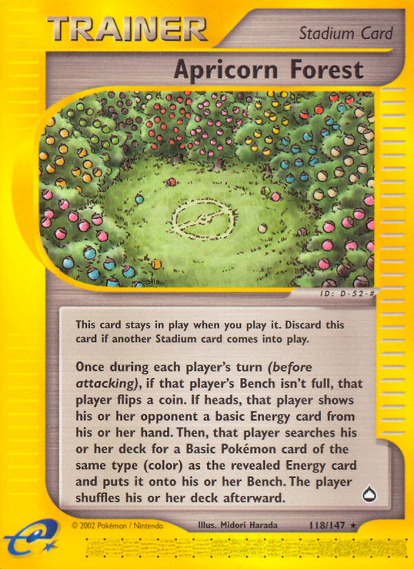 Apricorn Forest (118/147) [Aquapolis] - Card Brawlers | Quebec | Canada | Yu-Gi-Oh!
