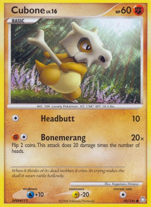 Cubone (90/146) [Diamond & Pearl: Legends Awakened] - Card Brawlers | Quebec | Canada | Yu-Gi-Oh!