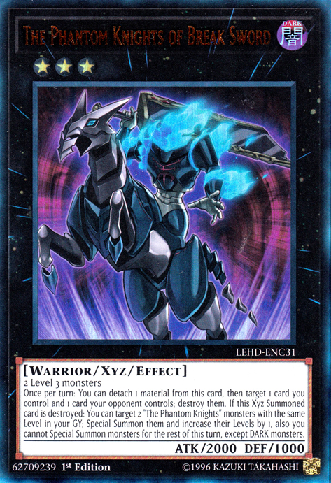 The Phantom Knights of Break Sword [LEHD-ENC31] Ultra Rare - Card Brawlers | Quebec | Canada | Yu-Gi-Oh!