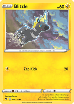 Blitzle (053/185) [Sword & Shield: Vivid Voltage] - Card Brawlers | Quebec | Canada | Yu-Gi-Oh!