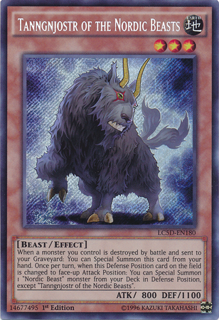 Tanngnjostr of the Nordic Beasts [LC5D-EN180] Secret Rare - Card Brawlers | Quebec | Canada | Yu-Gi-Oh!