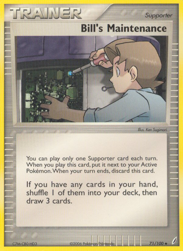Bill's Maintenance (71/100) [EX: Crystal Guardians] - Card Brawlers | Quebec | Canada | Yu-Gi-Oh!