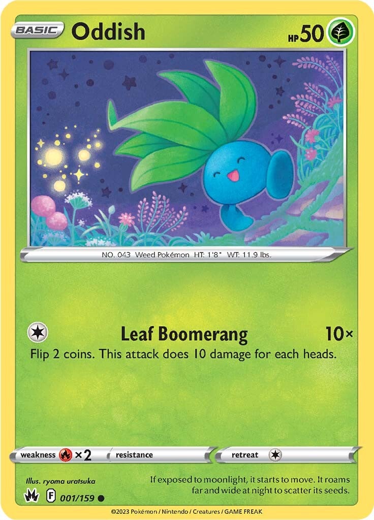 Oddish (001/159) [Sword & Shield: Crown Zenith] - Card Brawlers | Quebec | Canada | Yu-Gi-Oh!