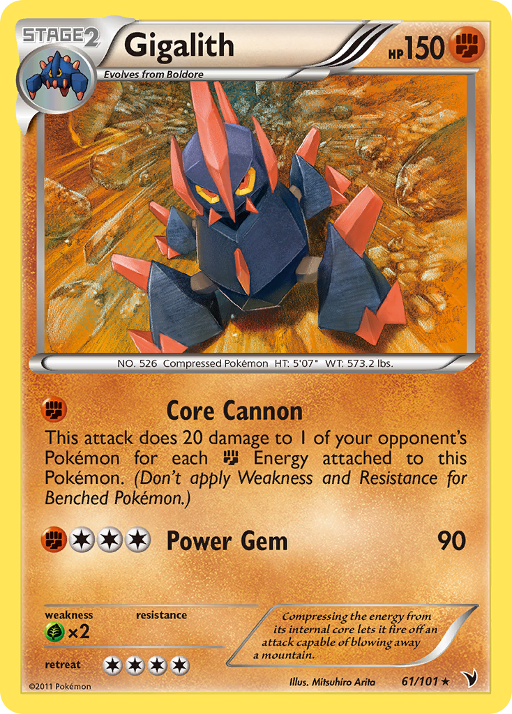 Gigalith (61/101) [Black & White: Noble Victories] - Card Brawlers | Quebec | Canada | Yu-Gi-Oh!