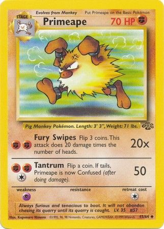 Primeape (43/64) [Jungle Unlimited] - Card Brawlers | Quebec | Canada | Yu-Gi-Oh!