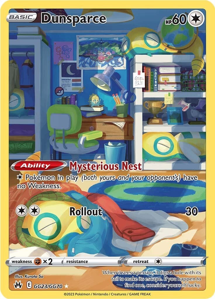 Dunsparce (GG23/GG70) [Sword & Shield: Crown Zenith] - Card Brawlers | Quebec | Canada | Yu-Gi-Oh!