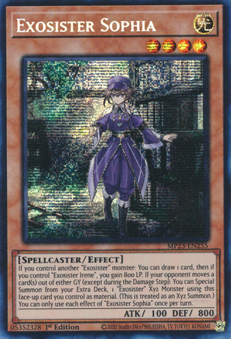 Exosister Sophia [MP23-EN255] Prismatic Secret Rare - Card Brawlers | Quebec | Canada | Yu-Gi-Oh!