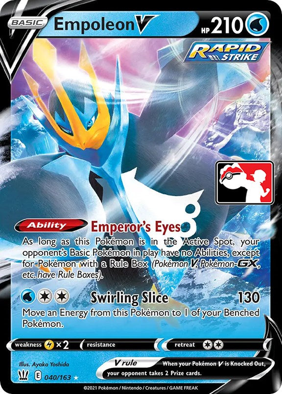 Empoleon V (040/163) [Prize Pack Series One] - Card Brawlers | Quebec | Canada | Yu-Gi-Oh!