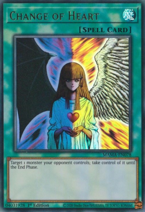 Change of Heart [MAMA-EN078] Ultra Rare - Card Brawlers | Quebec | Canada | Yu-Gi-Oh!