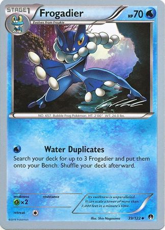 Frogadier (39/122) (Ninja Blitz - Cody Walinski) [World Championships 2016] - Card Brawlers | Quebec | Canada | Yu-Gi-Oh!