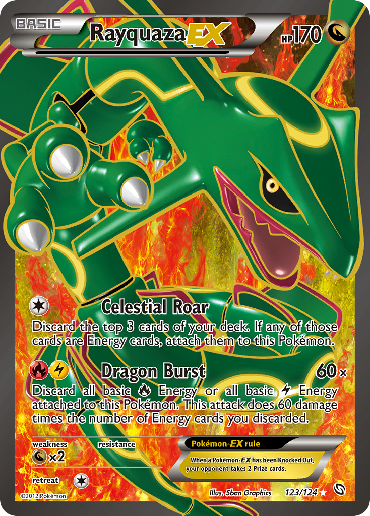 Rayquaza EX (123/124) [Black & White: Dragons Exalted] - Card Brawlers | Quebec | Canada | Yu-Gi-Oh!