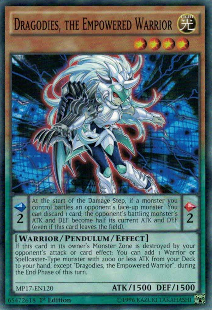 Dragodies, the Empowered Warrior [MP17-EN120] Common - Card Brawlers | Quebec | Canada | Yu-Gi-Oh!