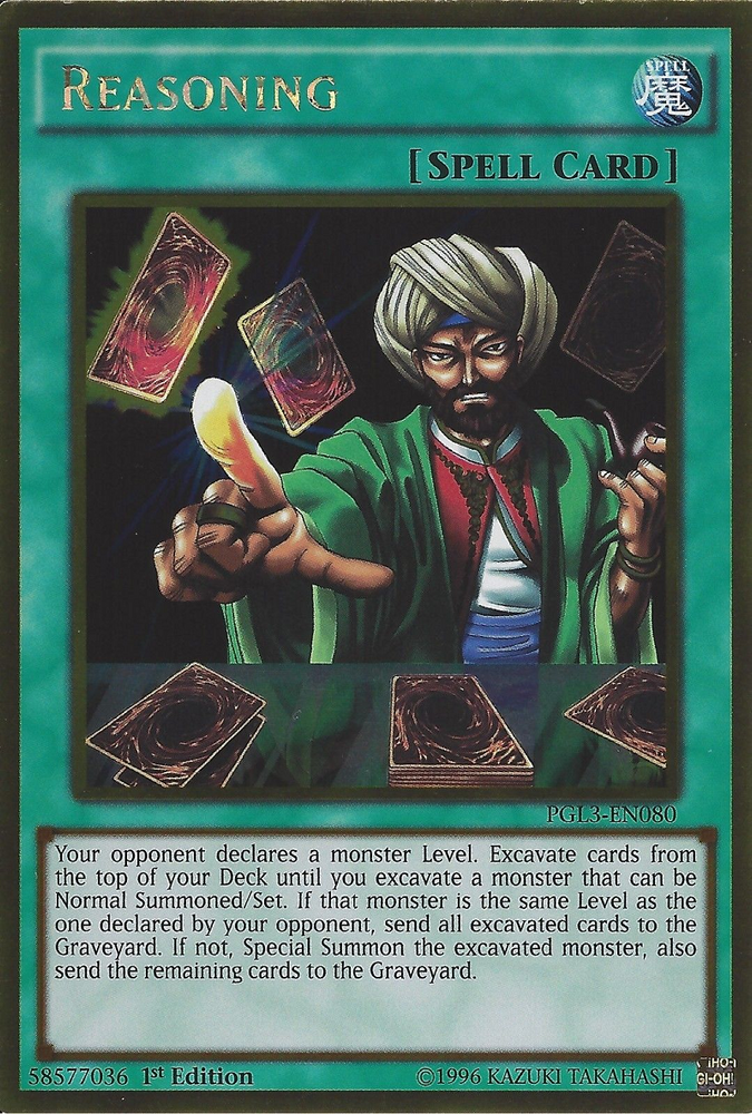 Reasoning [PGL3-EN080] Gold Rare - Card Brawlers | Quebec | Canada | Yu-Gi-Oh!