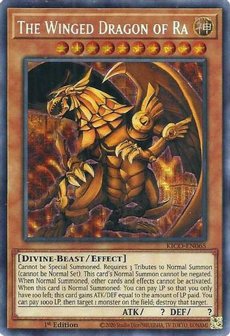 The Winged Dragon of Ra [KICO-EN065] Secret Pharaoh's Rare - Card Brawlers | Quebec | Canada | Yu-Gi-Oh!