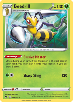 Beedrill (003/185) [Sword & Shield: Vivid Voltage] - Card Brawlers | Quebec | Canada | Yu-Gi-Oh!