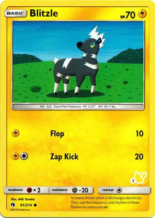 Blitzle (81/214) (Pikachu Stamp #1) [Battle Academy 2020] - Card Brawlers | Quebec | Canada | Yu-Gi-Oh!