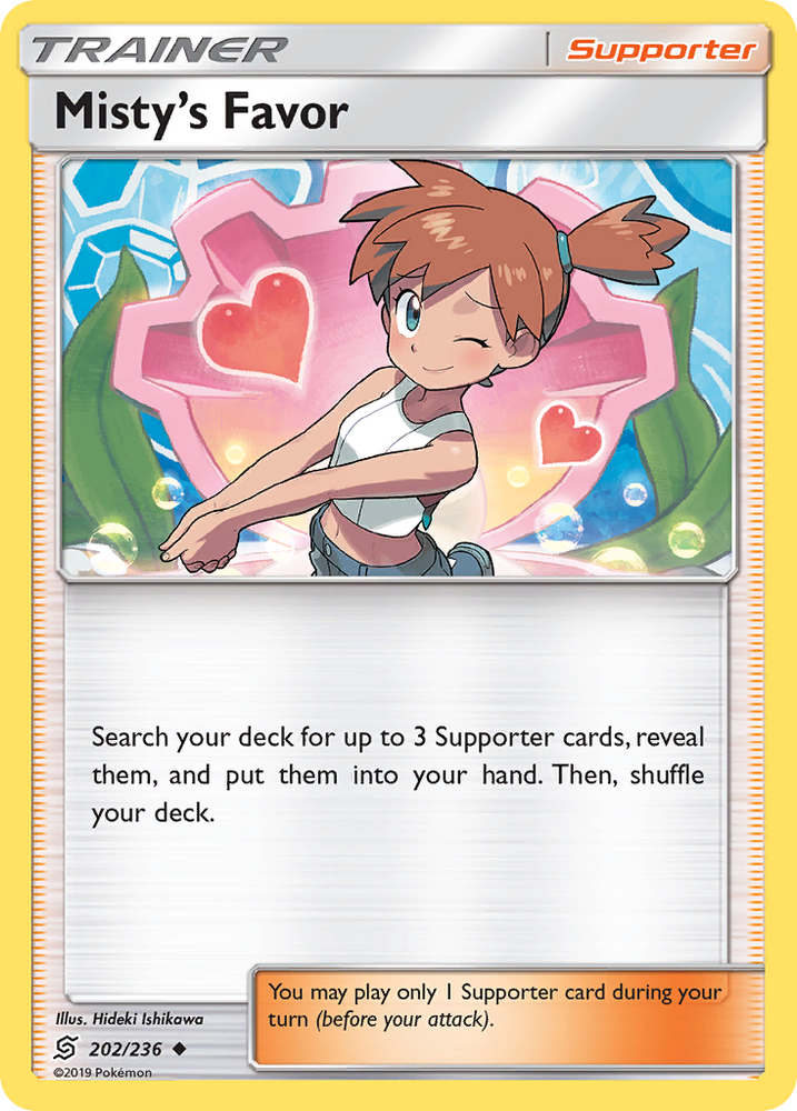 Misty's Favor (202/236) [Sun & Moon: Unified Minds] - Card Brawlers | Quebec | Canada | Yu-Gi-Oh!