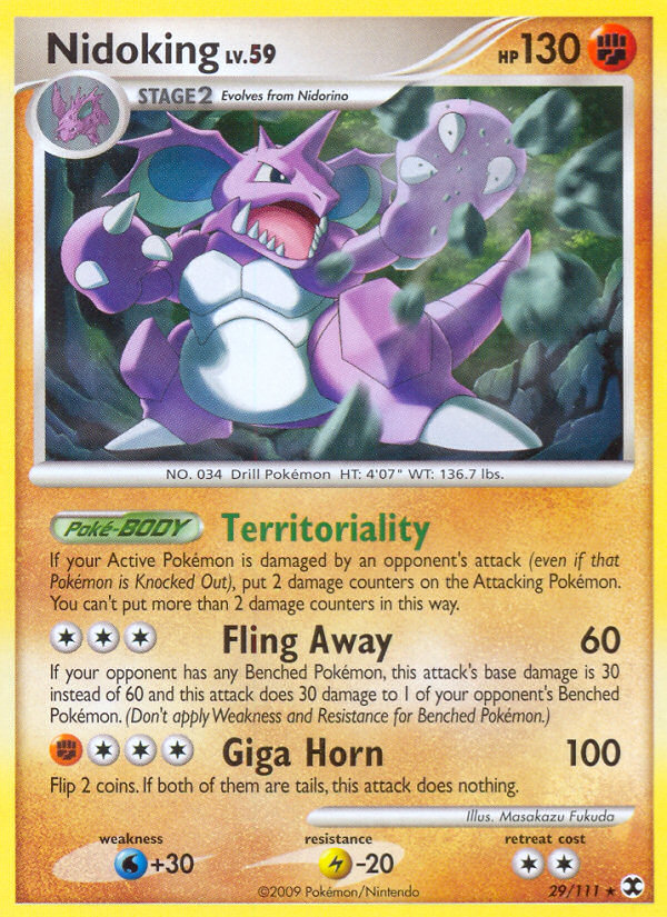 Nidoking (29/111) [Platinum: Rising Rivals] - Card Brawlers | Quebec | Canada | Yu-Gi-Oh!