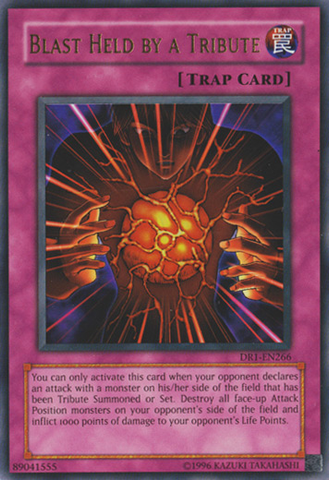 Blast Held by a Tribute [DR1-EN266] Ultra Rare - Card Brawlers | Quebec | Canada | Yu-Gi-Oh!