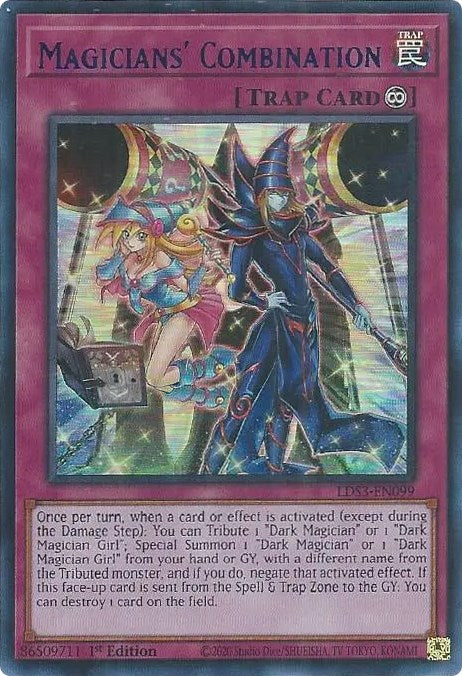 Magicians' Combination (Blue) [LDS3-EN099] Ultra Rare - Card Brawlers | Quebec | Canada | Yu-Gi-Oh!