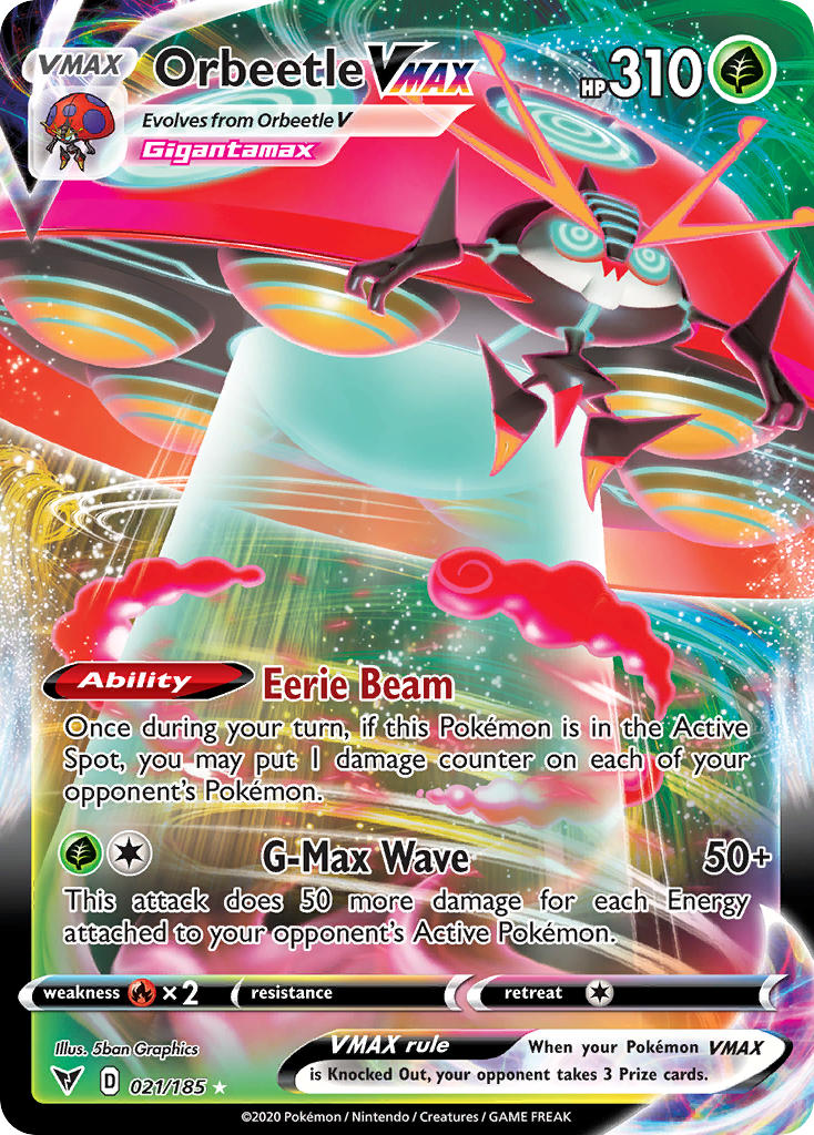Orbeetle VMAX (021/185) [Sword & Shield: Vivid Voltage] - Card Brawlers | Quebec | Canada | Yu-Gi-Oh!
