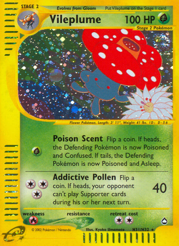 Vileplume (H31/H32) [Aquapolis] - Card Brawlers | Quebec | Canada | Yu-Gi-Oh!