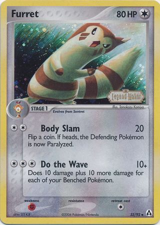 Furret (33/92) (Stamped) [EX: Legend Maker] - Card Brawlers | Quebec | Canada | Yu-Gi-Oh!
