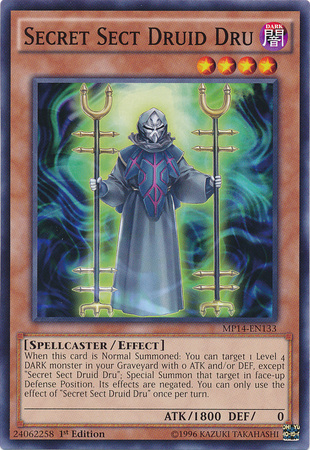 Secret Sect Druid Dru [MP14-EN133] Common - Card Brawlers | Quebec | Canada | Yu-Gi-Oh!