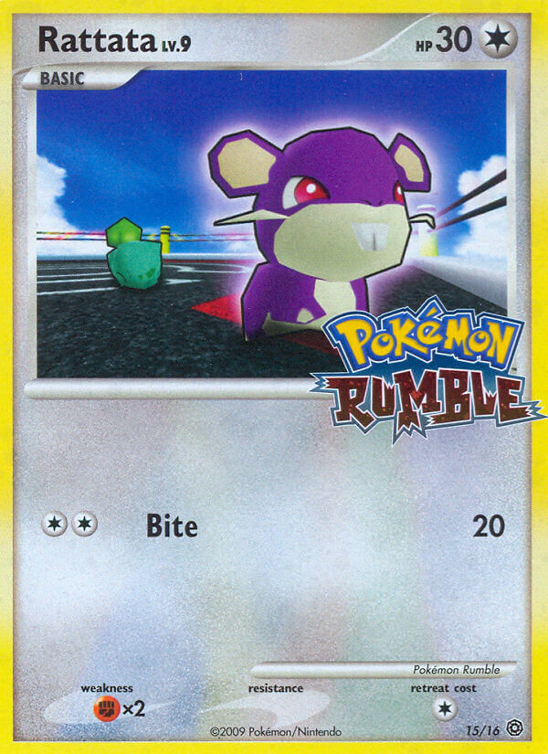 Rattata (15/16) [Pokémon Rumble] - Card Brawlers | Quebec | Canada | Yu-Gi-Oh!