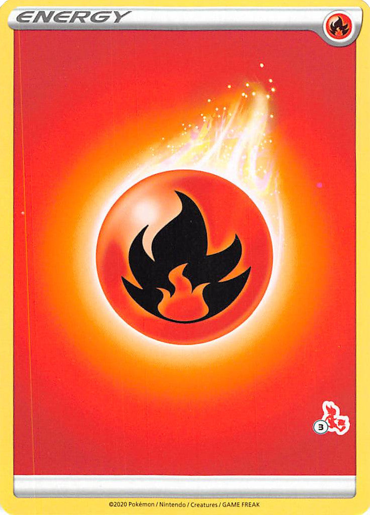 Fire Energy (Cinderace Stamp #3) [Battle Academy 2022] - Card Brawlers | Quebec | Canada | Yu-Gi-Oh!