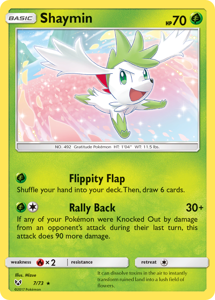 Shaymin (7/73) [Sun & Moon: Shining Legends] - Card Brawlers | Quebec | Canada | Yu-Gi-Oh!