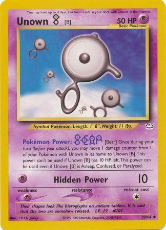 Unown [B] (39/64) [Neo Revelation Unlimited] - Card Brawlers | Quebec | Canada | Yu-Gi-Oh!